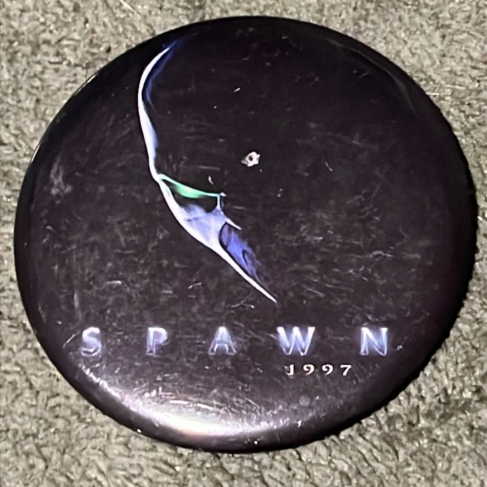 Spawn (1997) promotional movie button -Good Shape